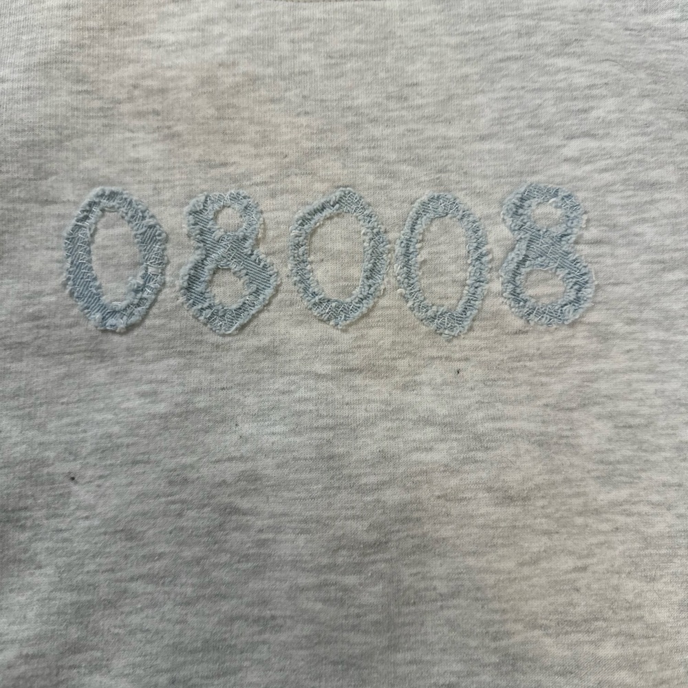 Unemployed Denim Custom Denim Patch Sweatshirt - image 2